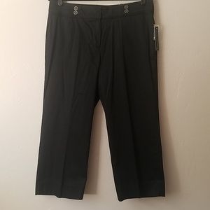 🖤 LARRY LEVINE SATIN CROP PANT